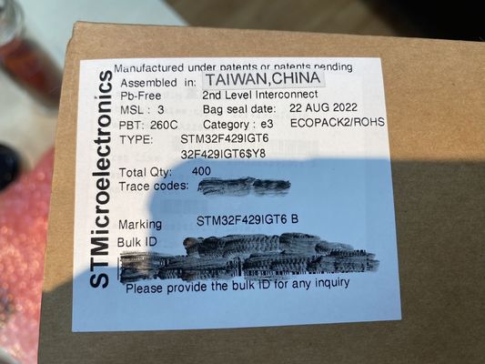 Kwaliteit  STM32F429IGT6  LQFP176  SMDIntegrated Circuits MCU Controller Microcontrol fabriek