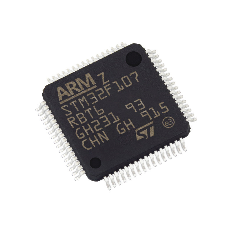 In van Voorraadmicrocontrollers en Bewerkers de FLITS64lqfp van IC MCU 128KB ic spaander van geïntegreerde schakelingen met 32 bits STM32F107RBT6