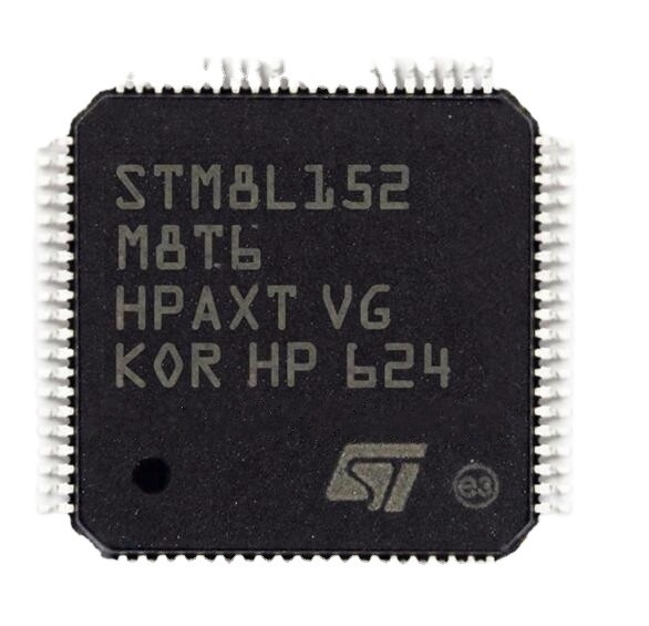 In van Voorraadmicrocontrollers en Bewerkers de FLITS80lqfp van IC MCU 64KB ic spaander van geïntegreerde schakelingen met 8 bits STM8L152M8T6