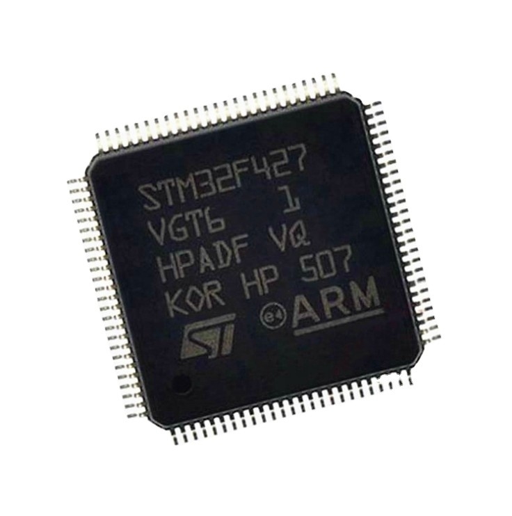 In de Flits 100-speld LQFP van het Voorraad de Originele STM32F427VGT6 STM32f ARM Cortex M4 RISC 512kB Microcontroller Spaander met 32 bits van IC MCU
