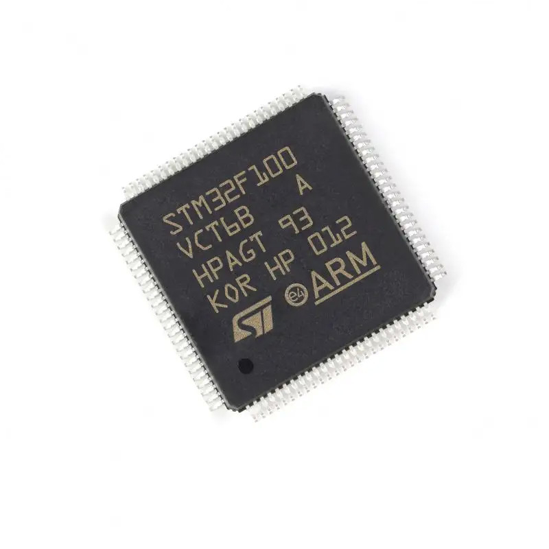 In Voorraadmicrocontrollers de FLITS100lqfp van IC MCU 256KB ic spaander van geïntegreerde schakelingen met 32 bits STM32F100VCT6B