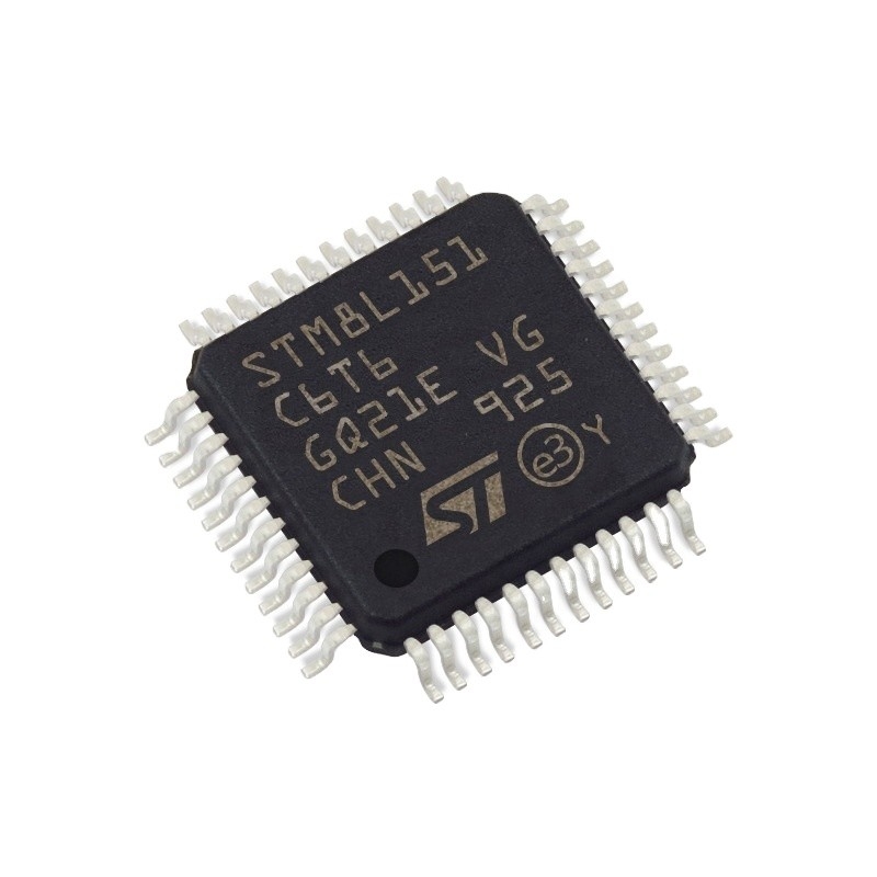 In Voorraadmicrocontrollers de FLITS48lqfp van IC MCU 32KB ic spaander van geïntegreerde schakelingen met 8 bits STM8L151C6T6