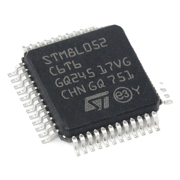 In Voorraadmicrocontrollers 64KB Geïntegreerde schakelingen de met 8 bits STM8L052R8T6 van de de FLITS64lqfp Elektronische component van IC MCU