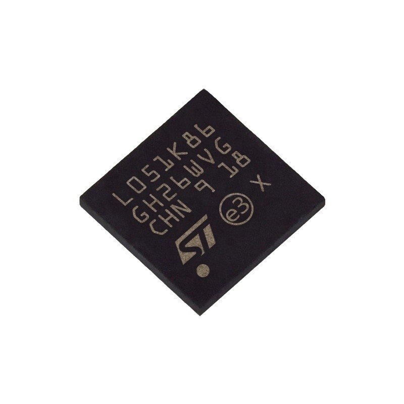 In Voorraadmicrocontrollers 64KB Geïntegreerde schakelingen de met 32 bits STM32L051K8U6 van de de FLITS32ufqfpn Elektronische component van IC MCU