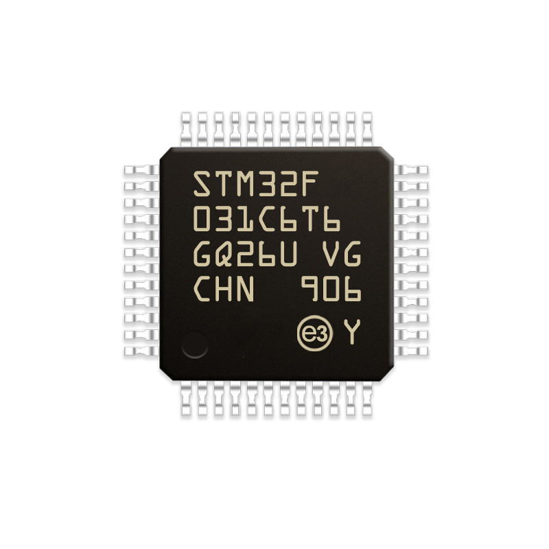 De Reeksmicrocontroller met 8 bits IC STM32F031C6T6 van de Chuangyunxinyuanstm32f031c6t6 MCU 16MHz 32KB FLITS 48-LQFP STM