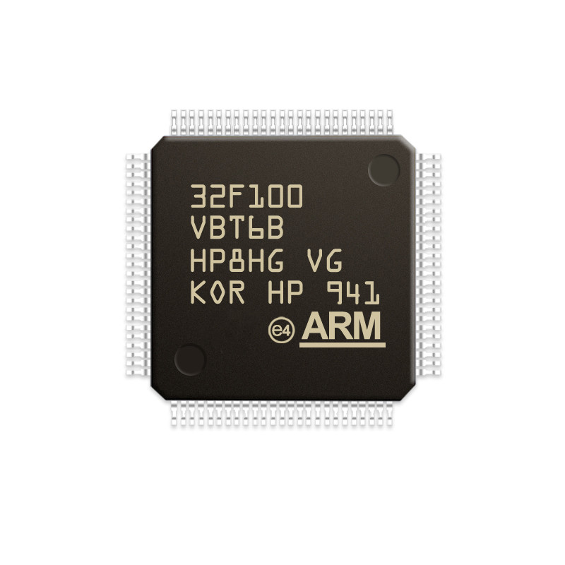 Chuangyunxinyuanstm32f100vbt6b Kwaliteit in MCU van de Opslag Elektronische Component Microcontroller Van geïntegreerde schakelingen LQFP100 STM32F100VBT6B