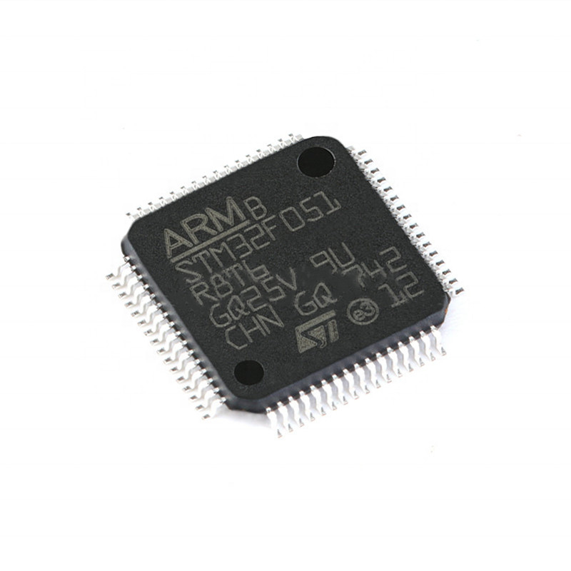 Microcontroller 64KB FLITS de Van geïntegreerde schakelingen 64LQFP STM32F STM32F051 STM32F051R8T6 Origineel Merk met 32 bits van IC MCU