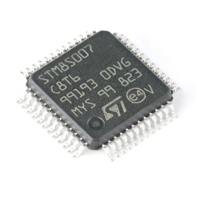 64KB de FLITS NIEUWE 48LQFP Microcontroller met 8 bits STM8S007C8T6 van Chuangyunxinyuan Nieuwe en Originele IC MCU