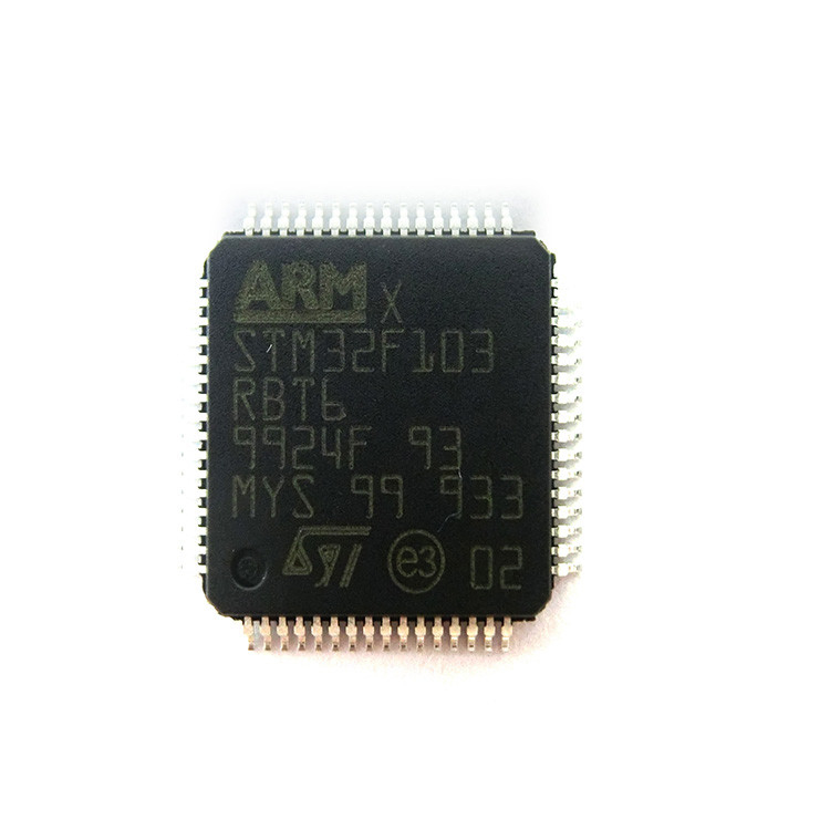 Van het Wapenm3 Risc 128kb van STM32F103RBT6 Mcu Stm32f1 Flits de met 32 bits 2.5v/3.3v 64 speld Lqfp Ic