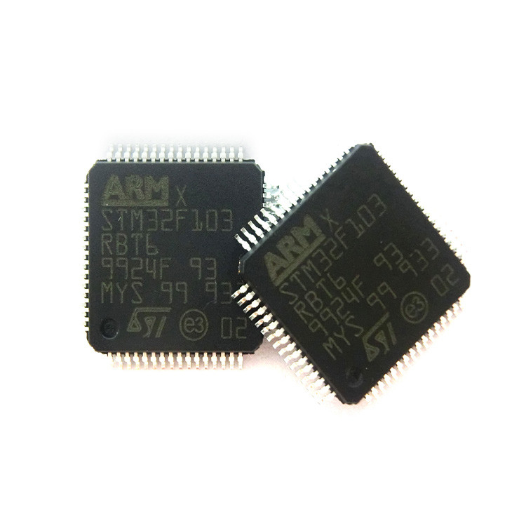 Van het Wapenm3 Risc 128kb van STM32F103RBT6 Mcu Stm32f1 Flits de met 32 bits 2.5v/3.3v 64 speld Lqfp Ic