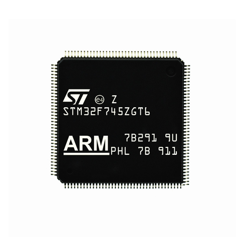 De nieuwe Originele Ingevoerde Microcontroller SPAANDER met 32 bits van de Spaanderc IC MCU STM32F745IGK6 1MB FLITS 144LQFP IC