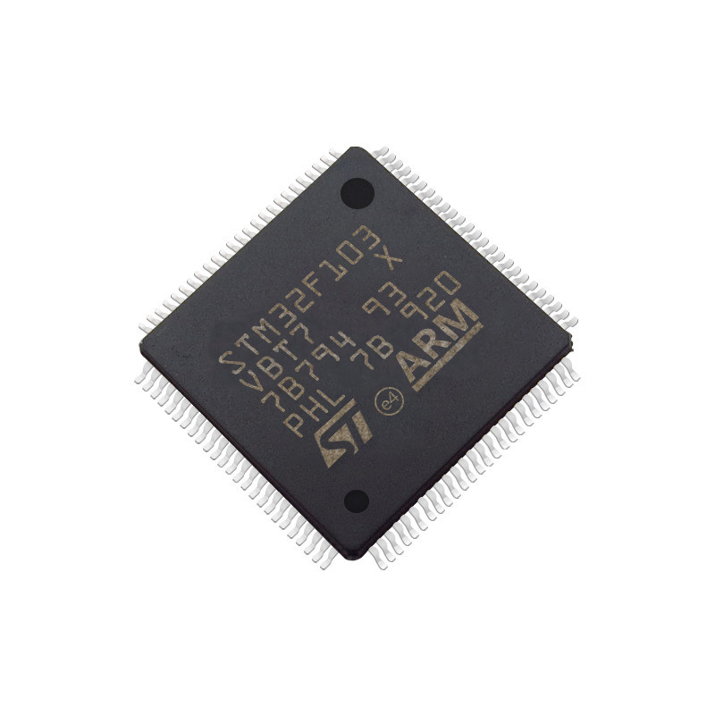 STM32F103VBT7 nieuwe Originele Microcontroller Online Elektronische Componentenlqfp100 MCU STM32F103VBT7 SPAANDER Van geïntegreerde schakelingen