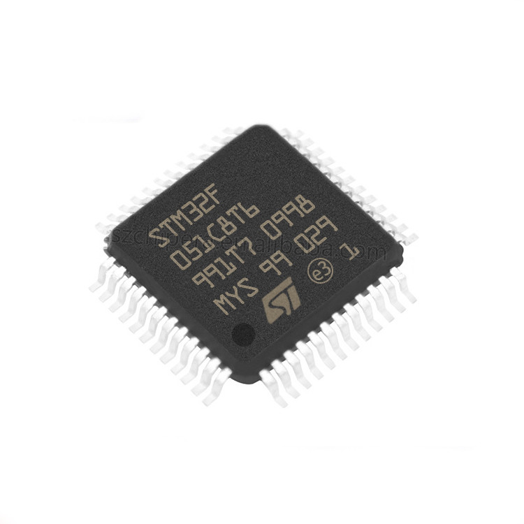ADC DAC 64K van het elektronische Componentenstm8s105 MCU WAPEN Flits met 32 bits 48 LQFP STM32F051C8T6 IC
