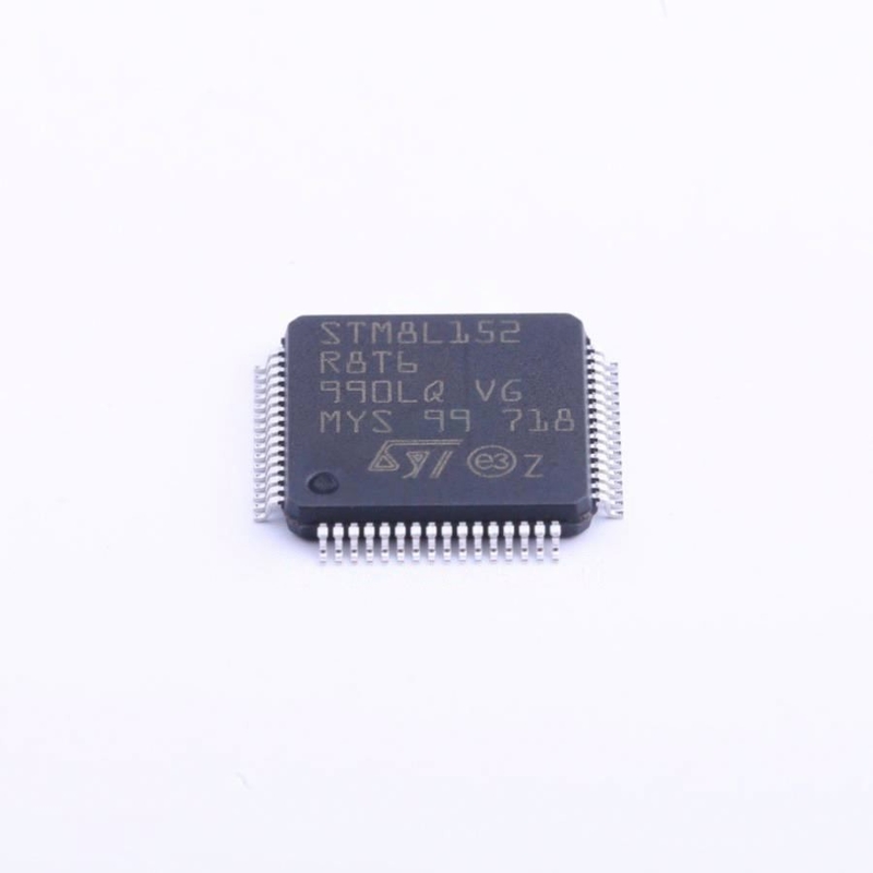 De 64-speld LQFP van de Chuangyunxinyuanmcu STM8L STM8 CISC 64KB Flits 1.8V/2.5V/3.3V Dienblad met 8 bits - Dienbladen STM8L152R8T6 Ic
