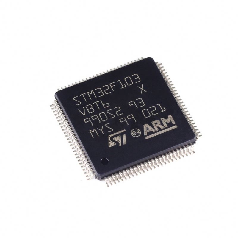 Microcontroller van de Dienst Elektronische Componenten Stm32f103 van Chuangyunxinyuanbom Flits de met 32 bits Lqfp100 STM32F103VBT6 IC van Schorsm3 128k IN VOORRAAD