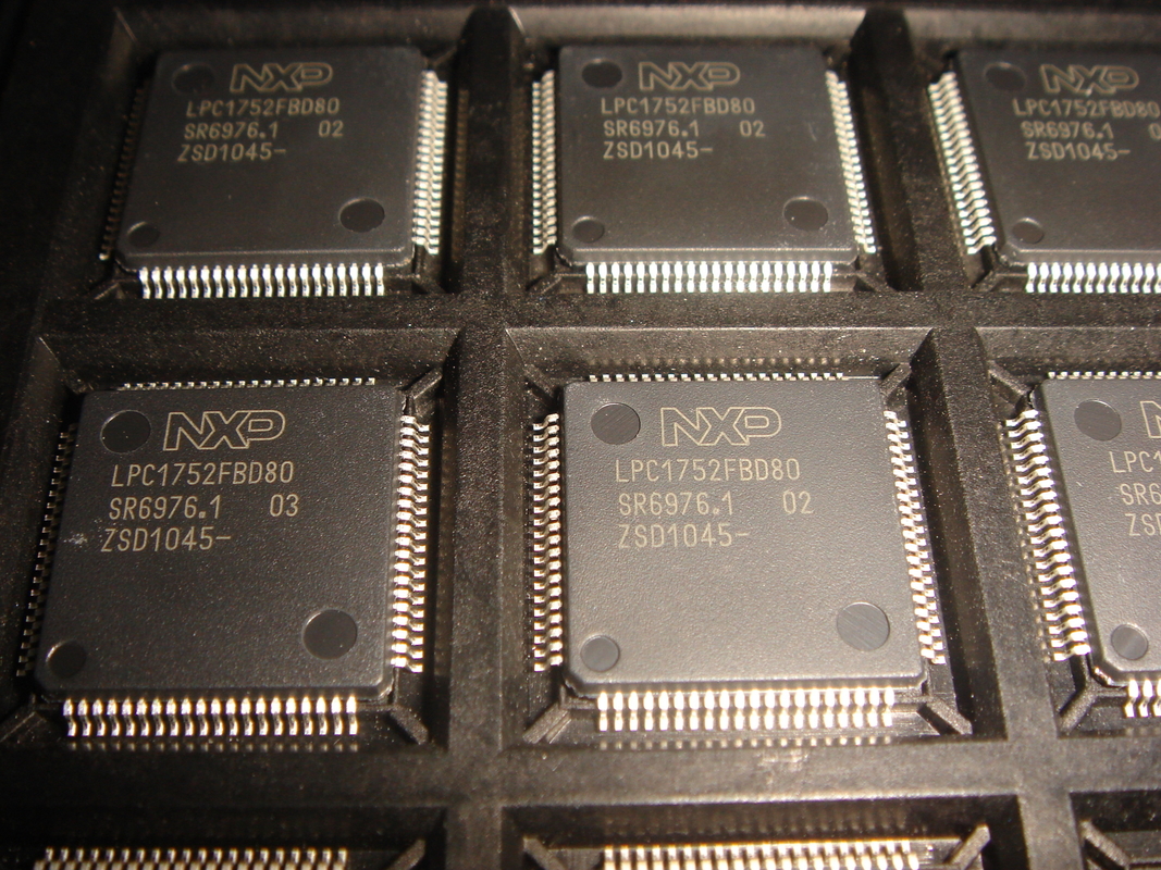 Van LPC1752FBD80 QFP80 Microcontroller van Spaanderic Van geïntegreerde schakelingen Gloednieuwe Originele Ongebruikt