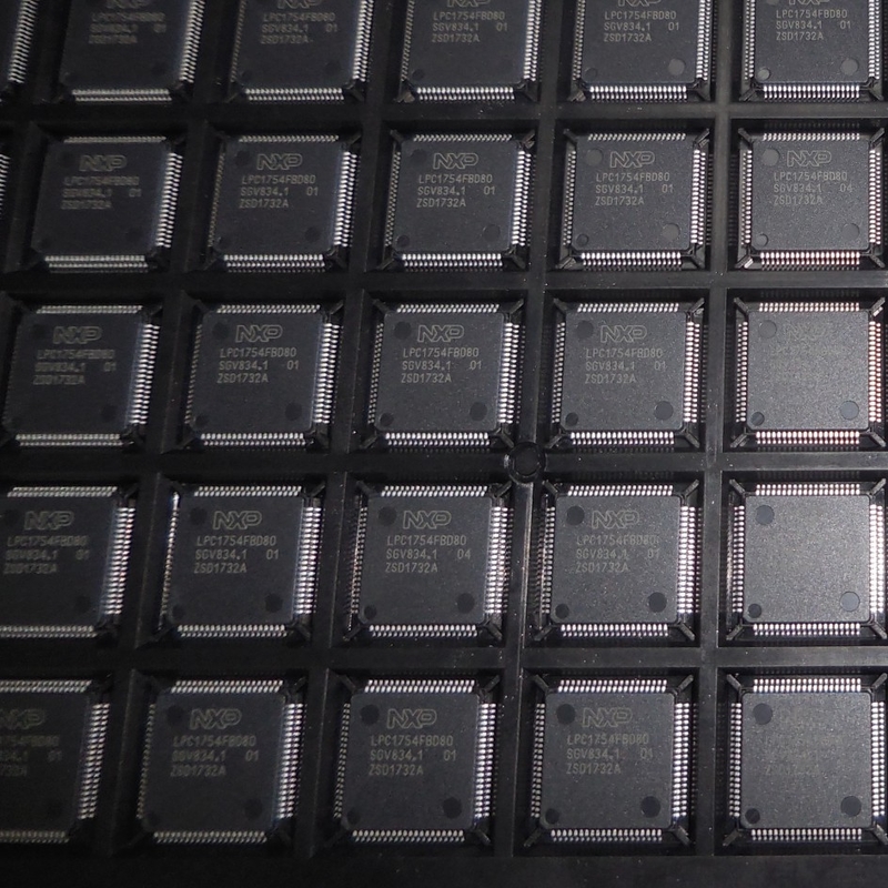 Van LPC1754FBD80 QFP80 Microcontroller van Spaanderic Van geïntegreerde schakelingen Gloednieuwe Originele Ongebruikt