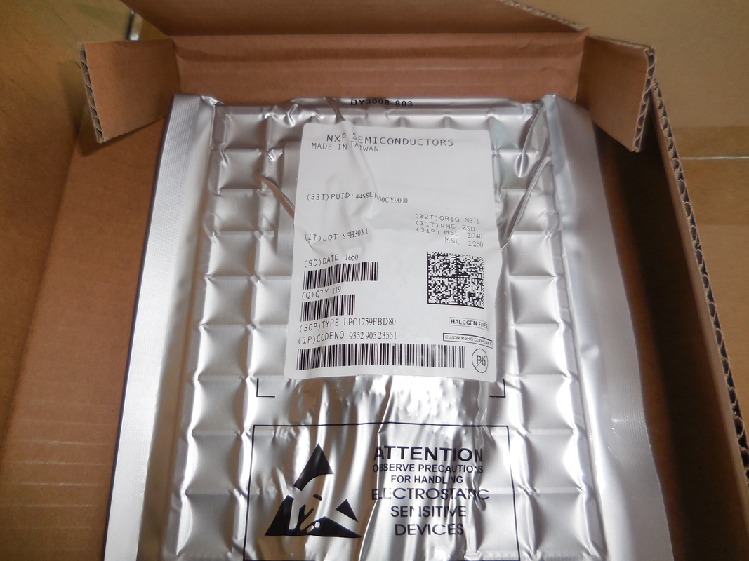 Van LPC1759FBD80 QFP80 Microcontroller van Spaanderic Van geïntegreerde schakelingen Gloednieuwe Originele Ongebruikt
