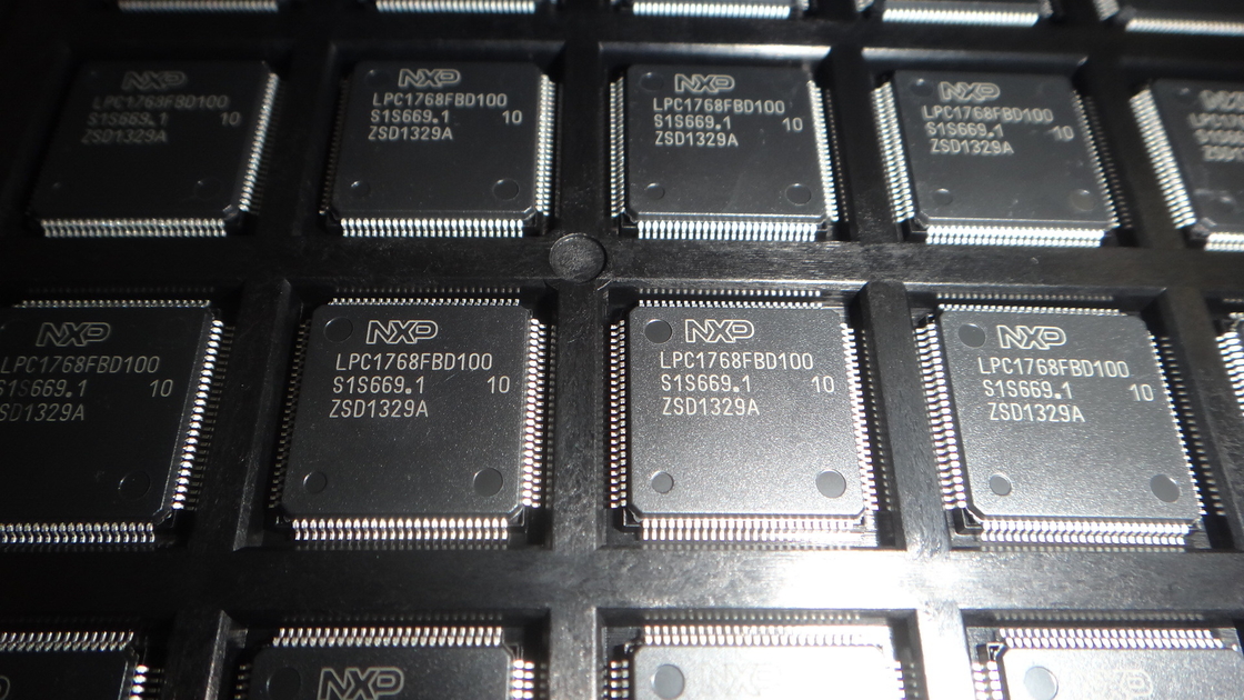 LPC1768FBD100   QFP100 Microcontroller van Spaanderic van geïntegreerde schakelingen Gloednieuwe Originele Ongebruikt