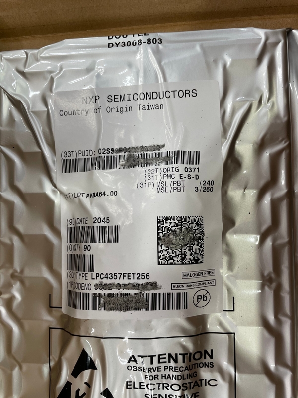 LPC4357FET256    BGA256   Microcontroller van Spaanderic van geïntegreerde schakelingen Gloednieuwe Originele Ongebruikt