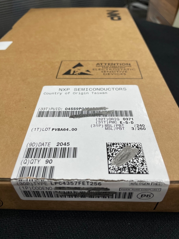 LPC4357FET256    BGA256   Microcontroller van Spaanderic van geïntegreerde schakelingen Gloednieuwe Originele Ongebruikt